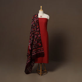 Jacquard cotton 2pc unstitched dress material