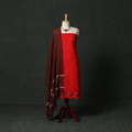 Jacquard cotton 2pc unstitched dress material
