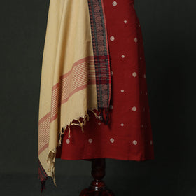 Jacquard cotton 2pc unstitched dress material
