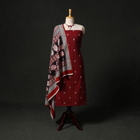 Jacquard cotton 2pc unstitched dress material