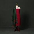Jacquard cotton 2pc unstitched dress material