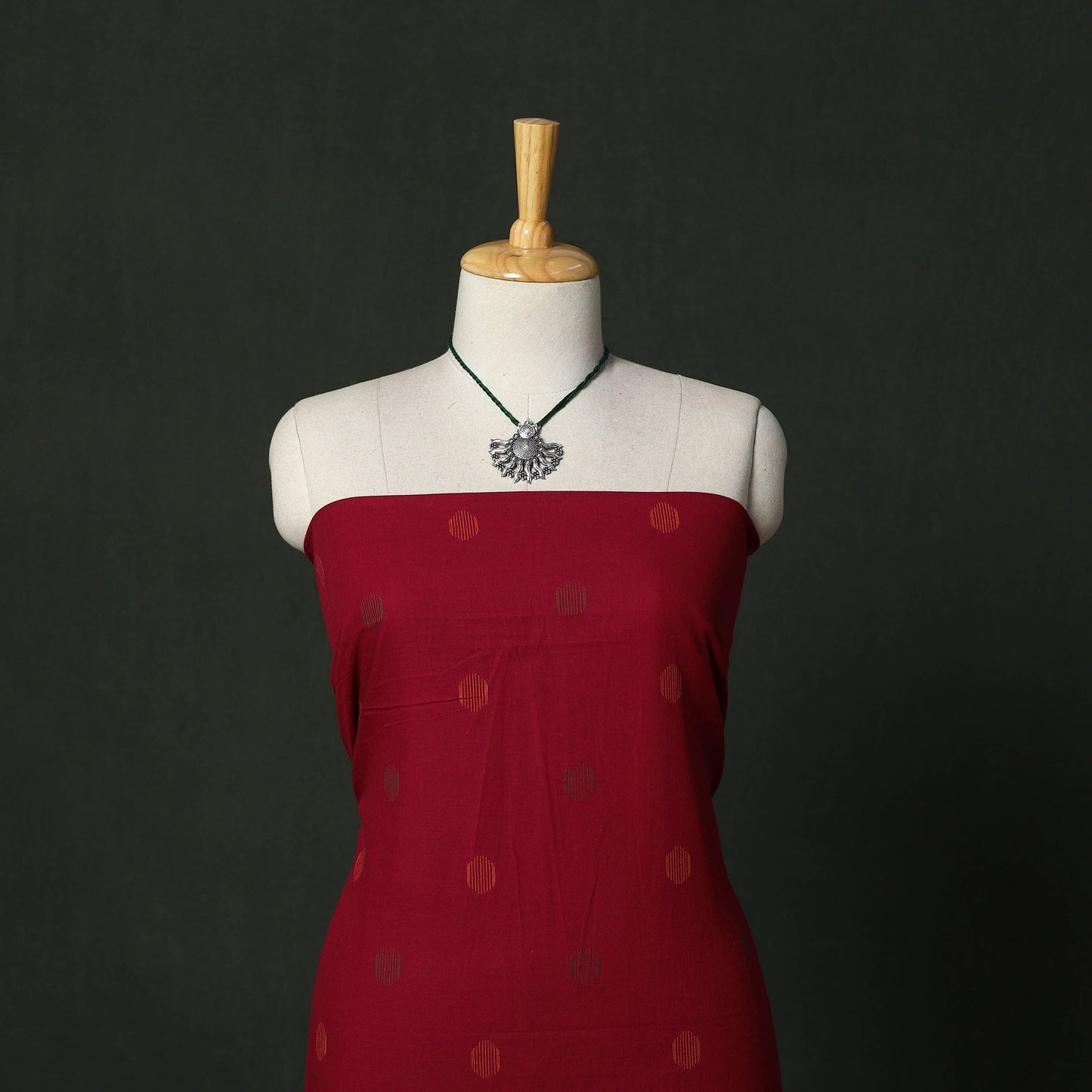 Jacquard cotton 2pc unstitched dress material