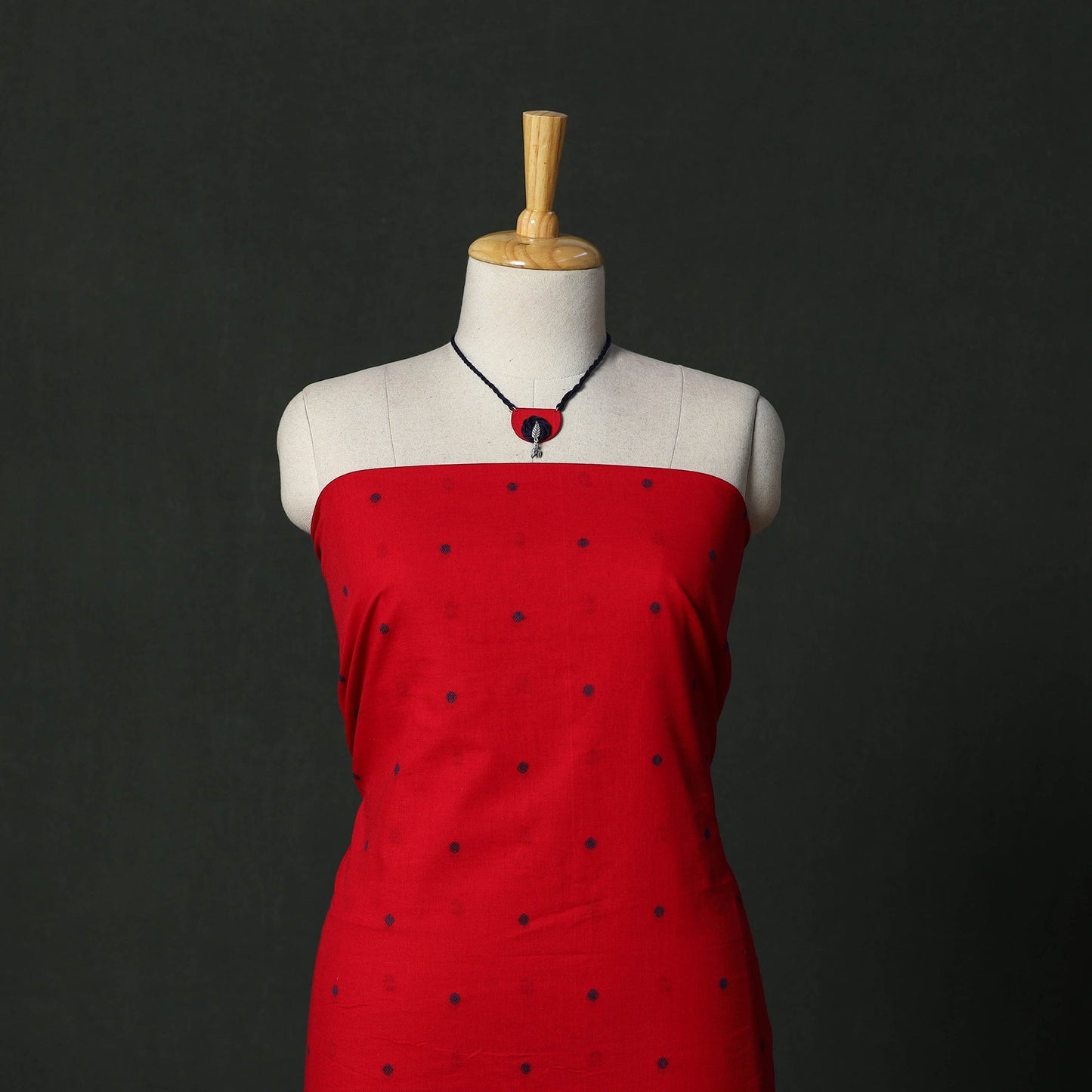 Jacquard cotton 2pc unstitched dress material
