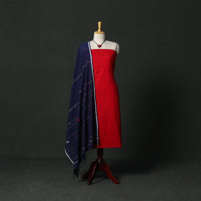 Jacquard cotton 2pc unstitched dress material