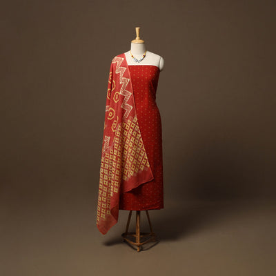 Jacquard cotton 2pc unstitched dress material