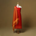 Jacquard cotton 2pc unstitched dress material