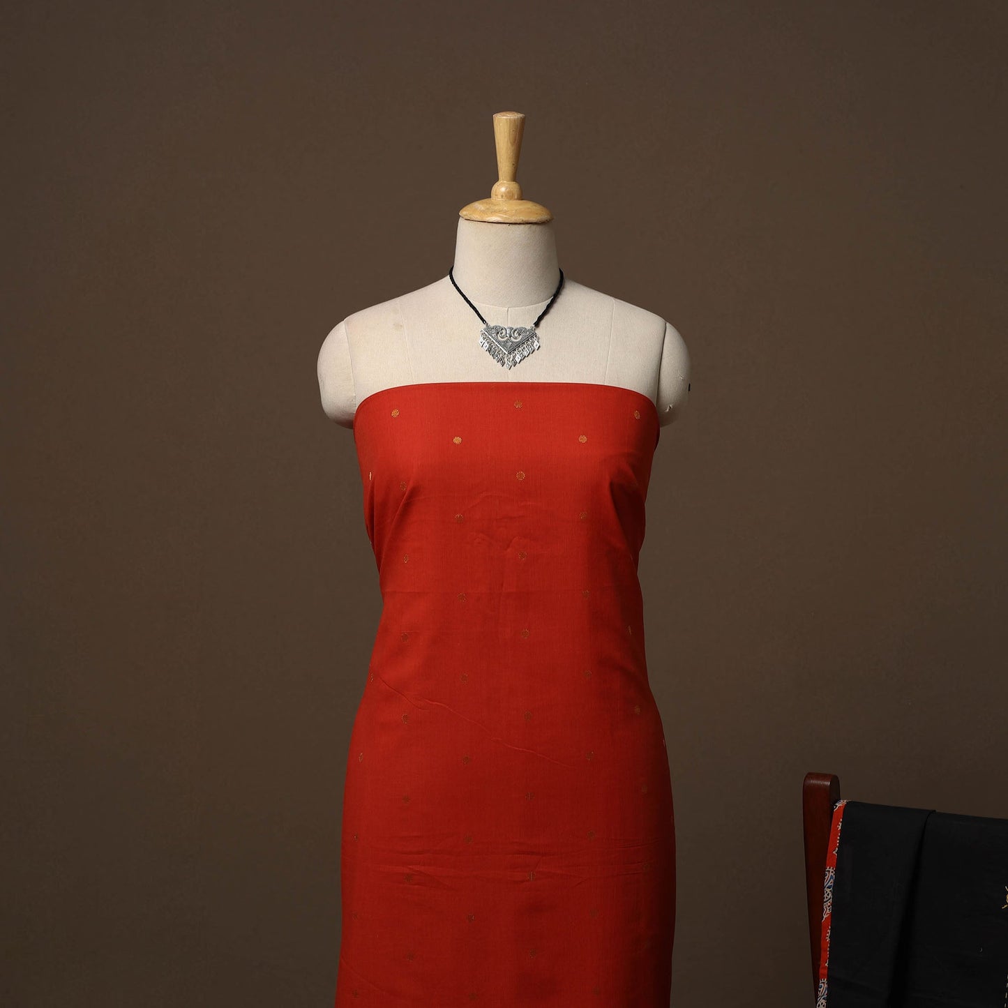 Jacquard cotton 2pc unstitched dress material
