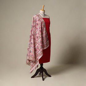 Jacquard cotton 2pc unstitched dress material