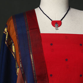 Jacquard cotton 2pc unstitched dress material
