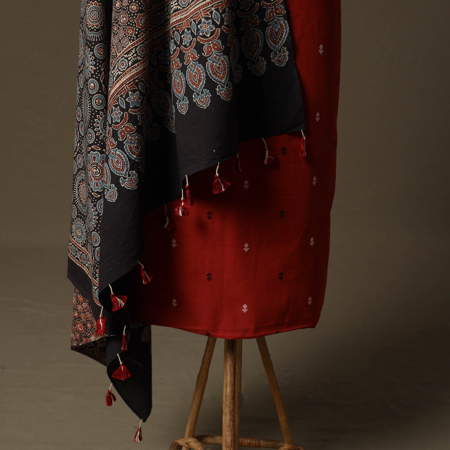 Jacquard cotton 2pc unstitched dress material kurta set 70