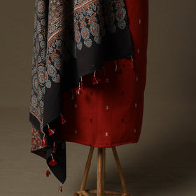 Jacquard cotton 2pc unstitched dress material kurta set 70