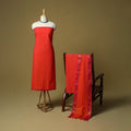 Jacquard cotton 3pc unstitched dress material 24