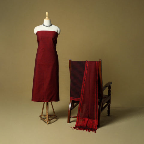 Jacquard cotton 3pc unstitched dress material 34