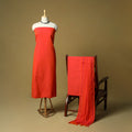 Jacquard cotton 3pc unstitched dress material 46