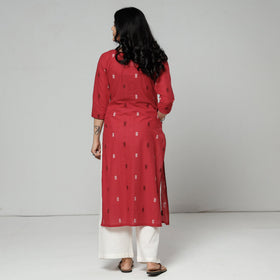  Jacquard Cotton Long Kurta for Women