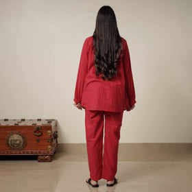  Jacquard Cotton Co-Ord Set 02 