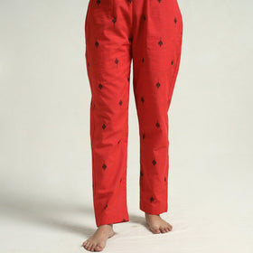 Buy Jacquard Cotton Top & Pyjama Night Suit Set Online at iTokri.com