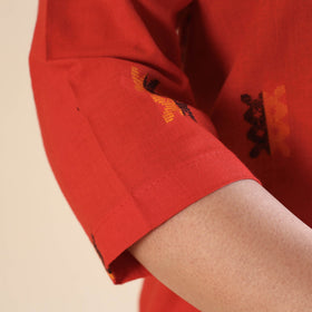 Buy Jacquard Cotton Top & Pyjama Night Suit Set Online at iTokri.com