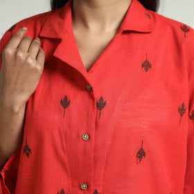 Buy Jacquard Cotton Top & Pyjama Night Suit Set Online at iTokri.com