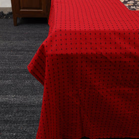 Jacquard with Kalamkari Patch Cotton Bedsheet Set