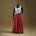 Jacquard patchwork 24 kali cotton long skirt 23