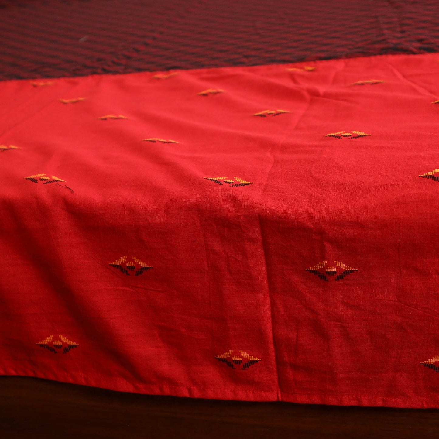  Jacquard Patchwork Cotton Double Bed Cover with Pillow Covers (108 x 83 in) 22 