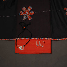 Jacquard weave cotton 2pc unstitched dress material