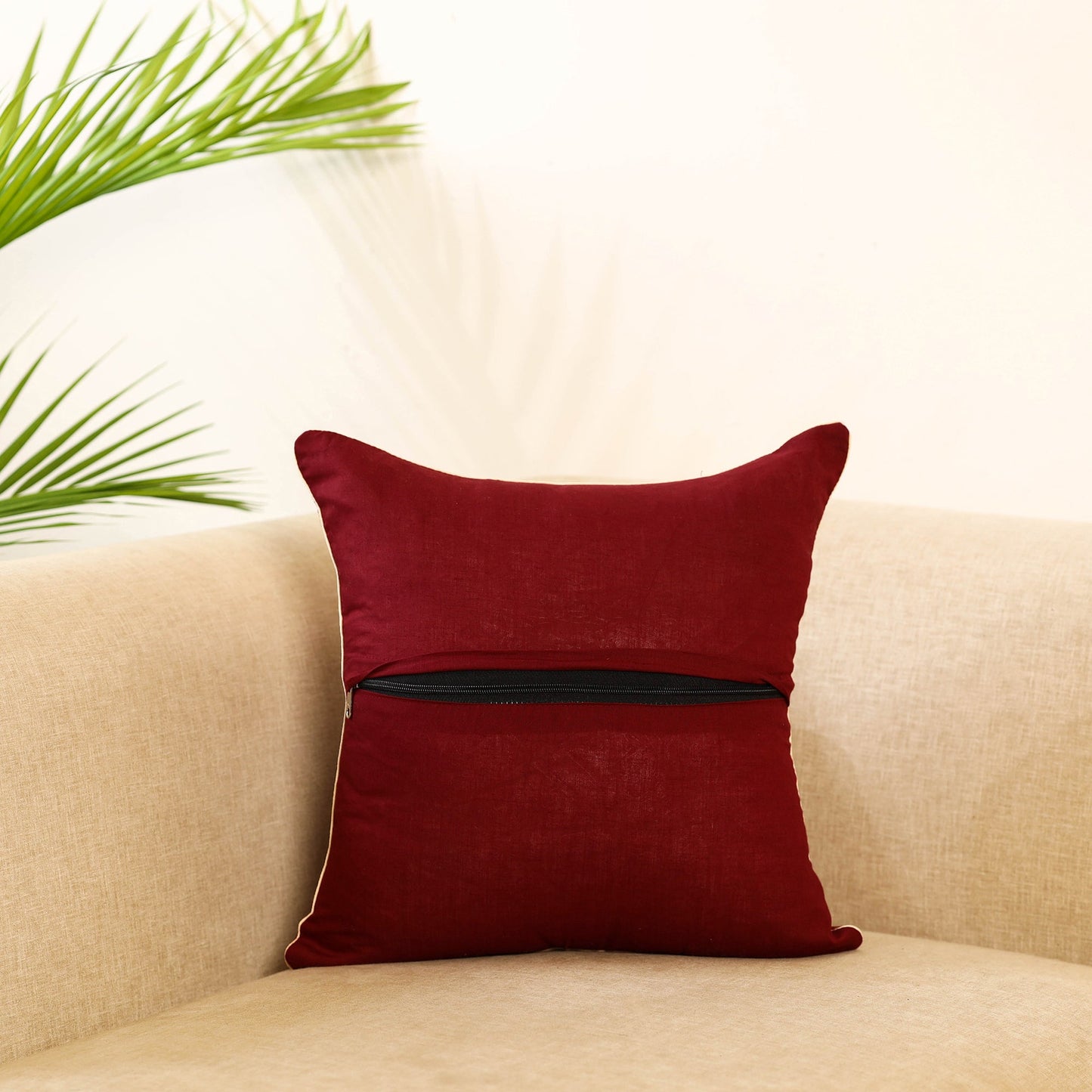 Buy Jacquard Weave Cotton Cushion Cover