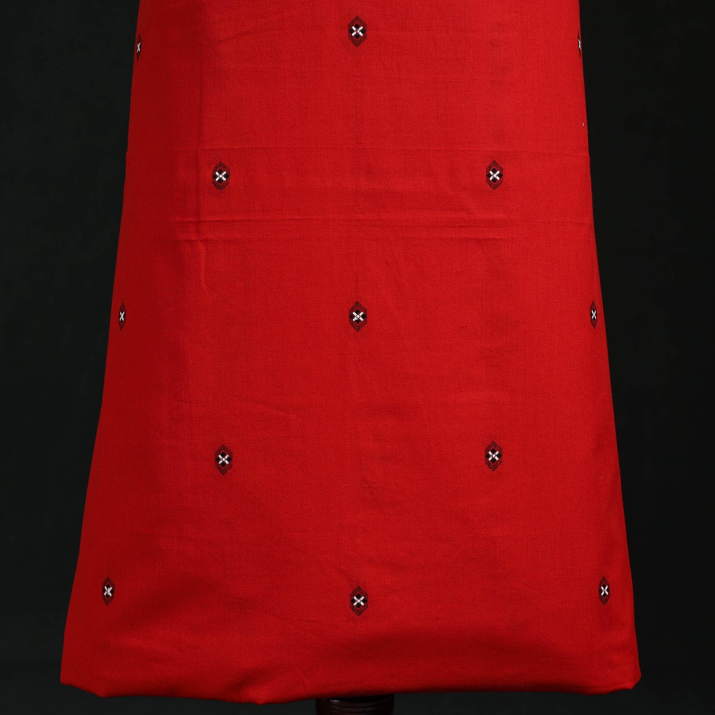 Jacquard weave cotton patchwork unstitched kurta material
