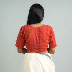  Jacquard Stitched Blouse
