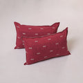 Jacquard weave pillow cover (set of 2) 05 - handcrafted