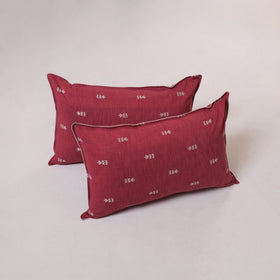 Jacquard weave pillow cover (set of 2) 05 - handcrafted