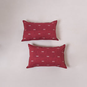 Jacquard weave pillow cover (set of 2) 05 - handcrafted