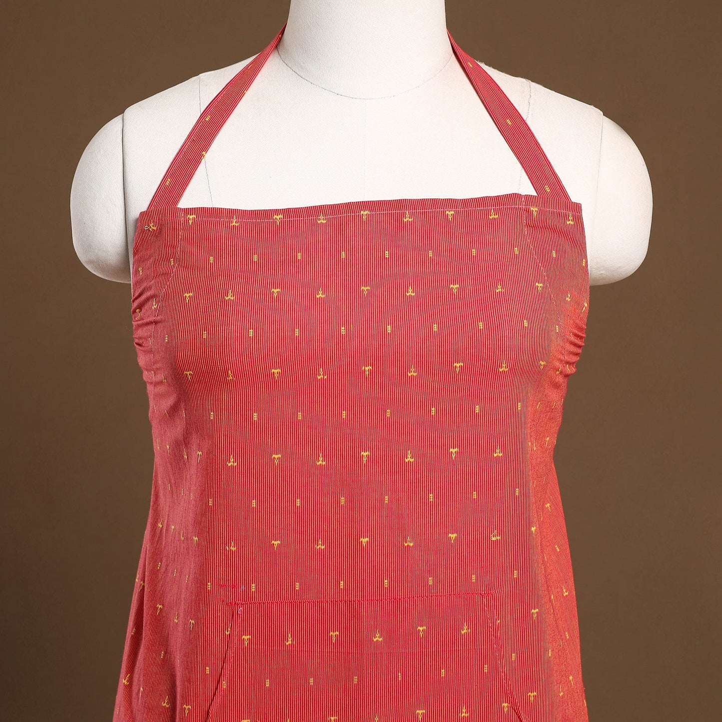Buy Jacquard Weaving Cotton Apron with Pocket