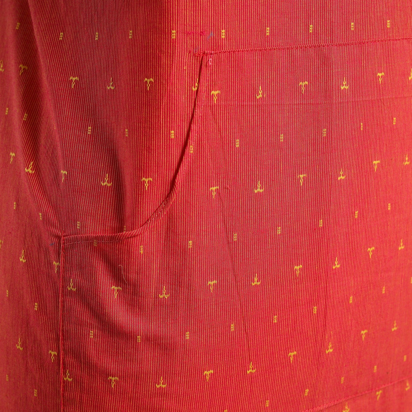 Buy Jacquard Weaving Cotton Apron with Pocket