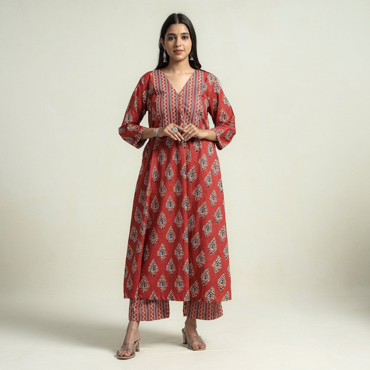 Jaipur Print Kurta Set