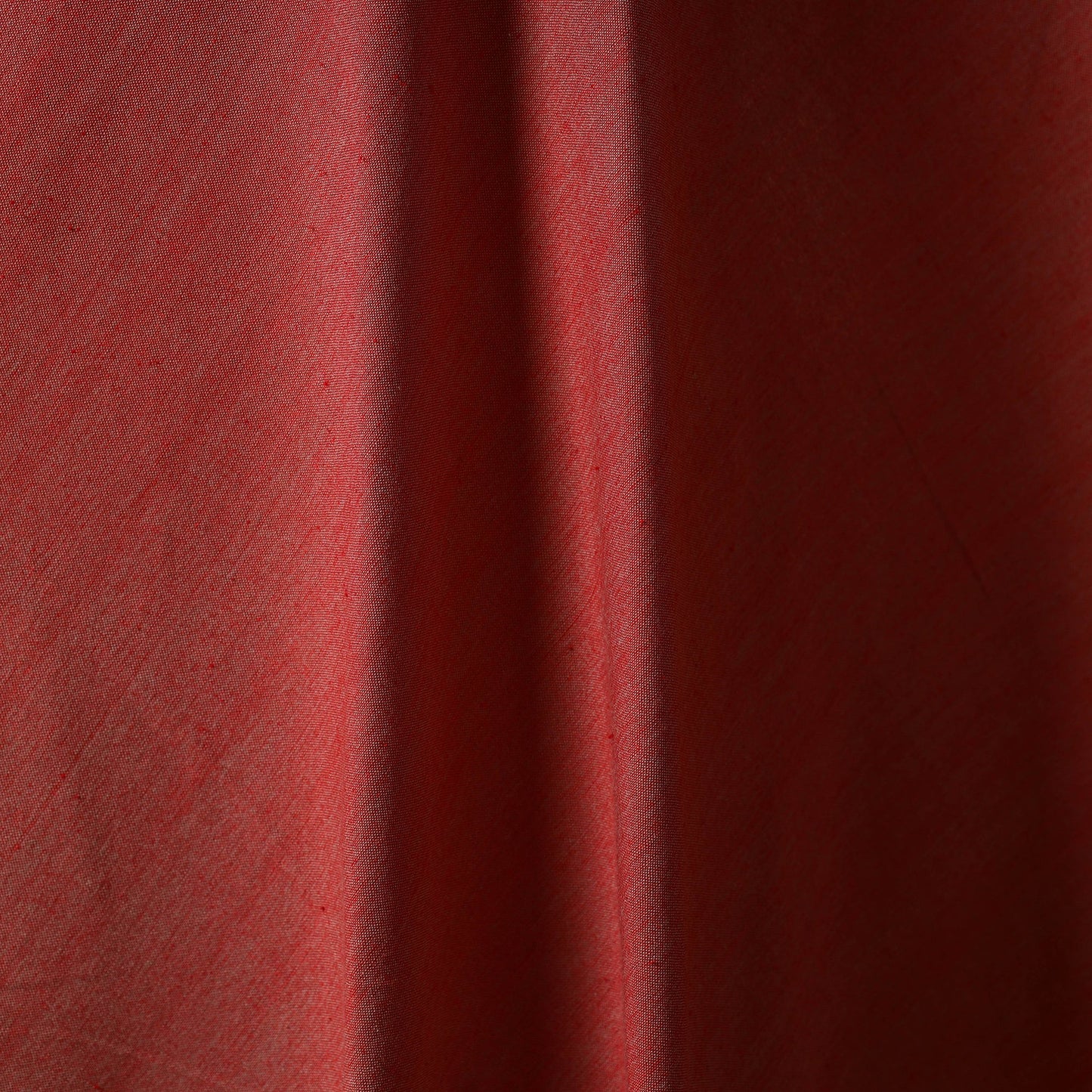 Red - jhiri pure handloom cotton fabric 01 - handcrafted