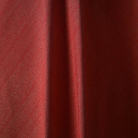 Red - jhiri pure handloom cotton fabric 01 - handcrafted