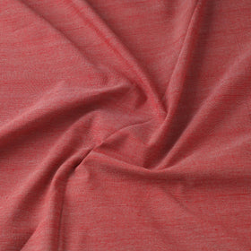 Buy Red Jhiri Pure Handloom Cotton Fabric