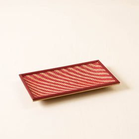 Red Kadam Haat Handmade Bamboo Cereal Tray (Set of 3)