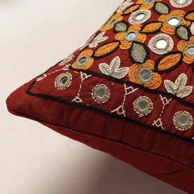  Kala Raksha Pakko Hand Embroidery Cotton Cushion Cover 