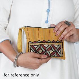  Kala Raksha Rabari Hand Embroidery Cosmetic Pouch 