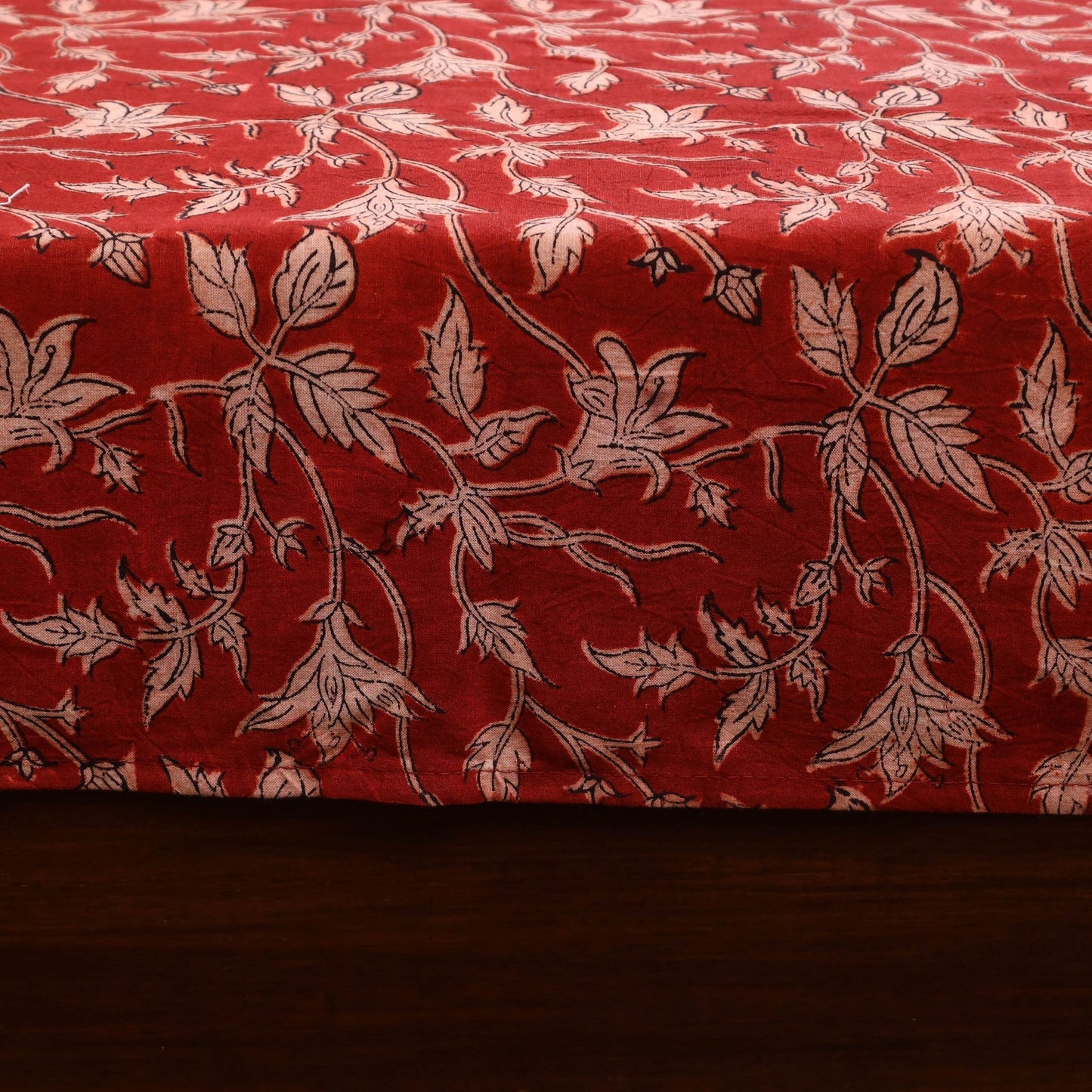 Kalamkari patchwork cotton bedsheet set 23 - handcrafted