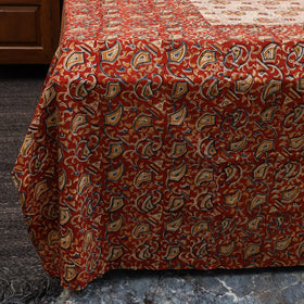 Kalamkari patchwork cotton bedsheet set 37 - handcrafted