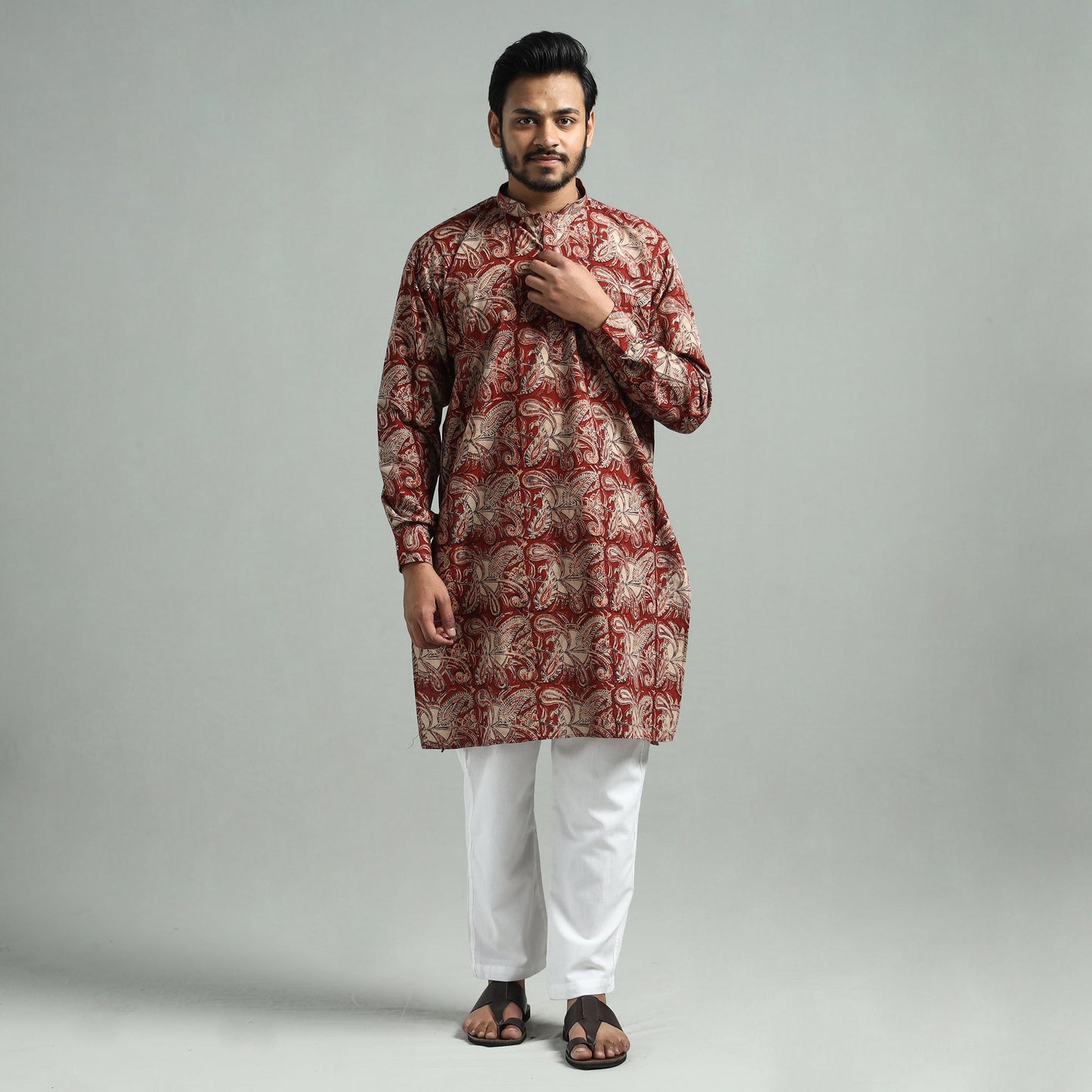 kalamkari men kurta