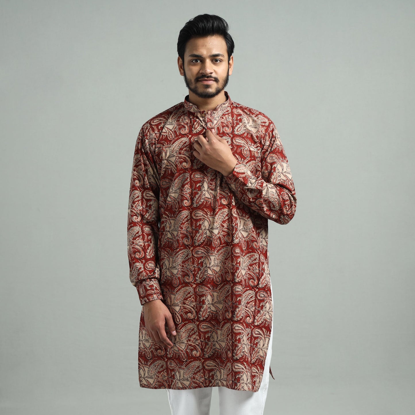 kalamkari men kurta