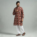 kalamkari men kurta