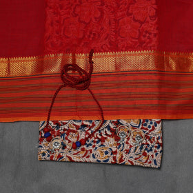 Kalamkari cotton 2pc unstitched dress material
