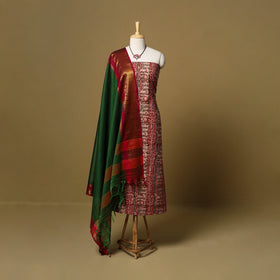 Kalamkari cotton 2pc unstitched dress material