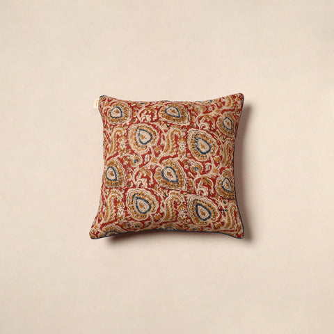 Kalamkari cotton cushion cover 40 - handcrafted